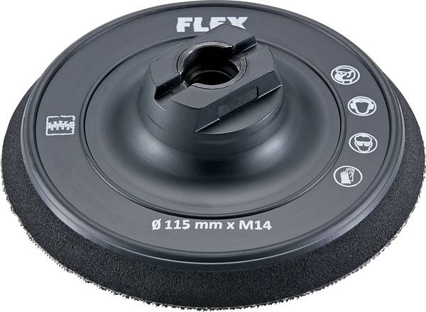 Flex 503754 Brúsna doska na suchý zips Ø 115, miska Priemer 115 mm