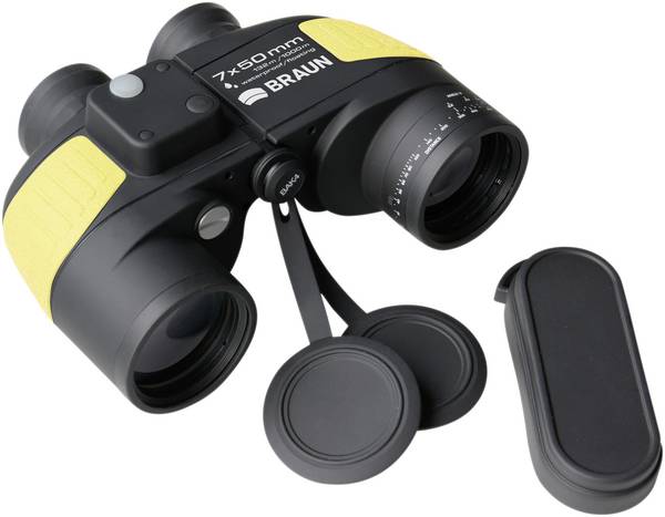 Braun Phototechnik námornícky ďalekohľad 20135 7 x 50 mm Porro žltá, čierna 20135