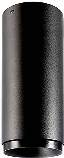 Čierny valcovitý reproduktor s jednoduchým dizajnom, bez viditeľných ovládacích prvkov alebo loga značky.