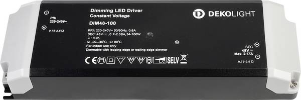 Deko Light 862274 napájací zdroj pre LED  konštantné napätie 100 W 700 - 2080 mA 48 V/DC stmievateľný