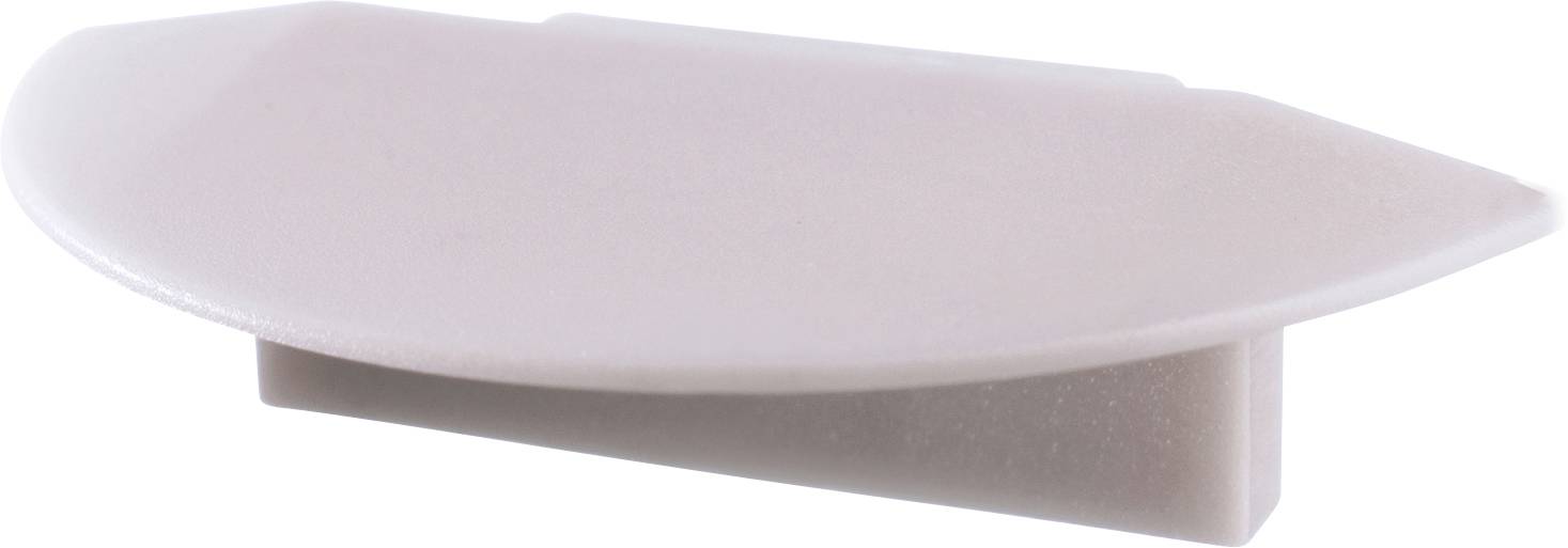 Deko Light 978101 Endkappe P-ET-01-12 Set 2 Stk, Grau plast (d x š x v) 27 x 16 x 7 mm Package
