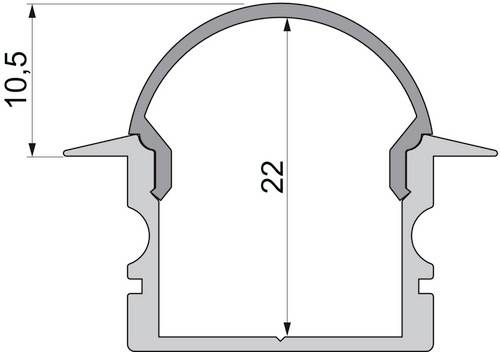 Deko Light 979652 Endkappe R-ET-02-15 Set 2 Stk, Schwarz Tappo per profilo Plastica (L x L x A) 30 x 6 x 24 mm 1 pz.