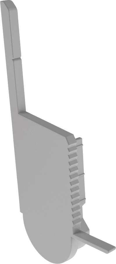 Deko Light 979711 Endkappe R-EL-03-10 Set 2 Stk, Grau Tappo per profilo Plastica (L x L) 54 mm x 27.6 mm 1 pz.