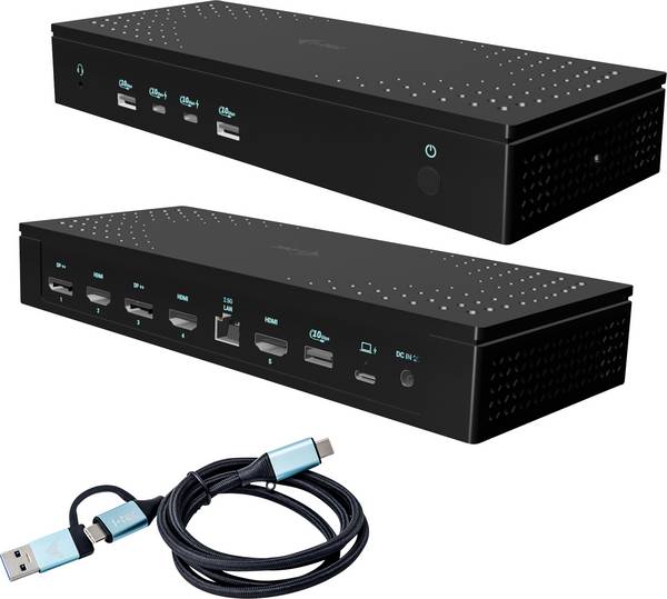 i-tec CA5MONITORDOCKPD USB-C® dokovacia stanica Vhodné pre značky: univerzálny, Apple