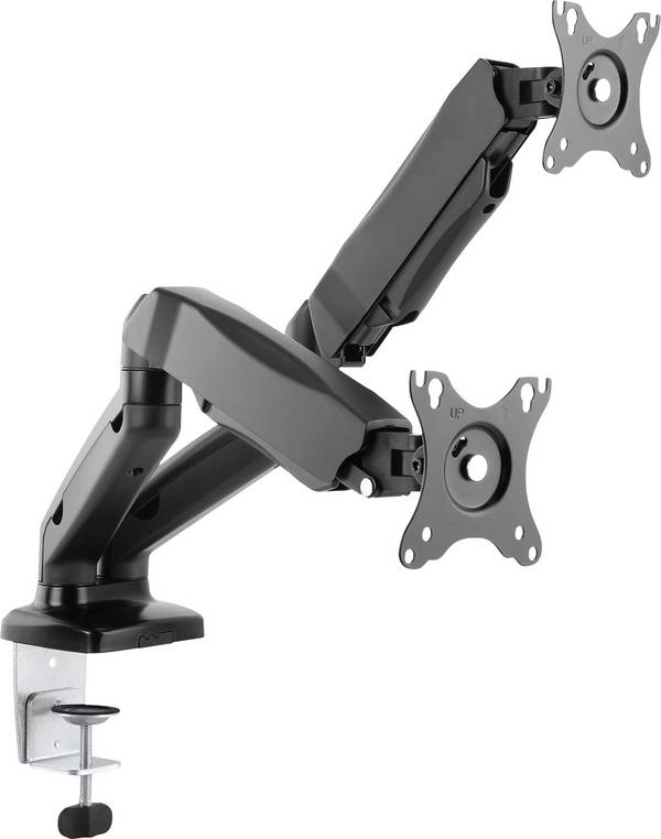 Manhattan 462501  stolový držiak monitoru  43,2 cm (17") - 81,3 cm (32") formát na výšku, výškovo nastaviteľný, formát na šírku, nakláňací, sklápajúci, otočný