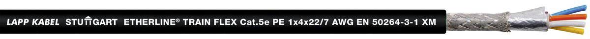 Cavo di rete ETHERLINE® TRAIN FLEX Nero LAPP 2170906/1000 1000 m