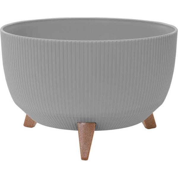 Siena Garden OSLO STRIPE LA966-27 Nádoba na rastliny polypropylen sivá