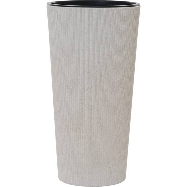 Siena Garden LOCON STRIPE LA876-05 Nádoba na rastliny polypropylen krémová
