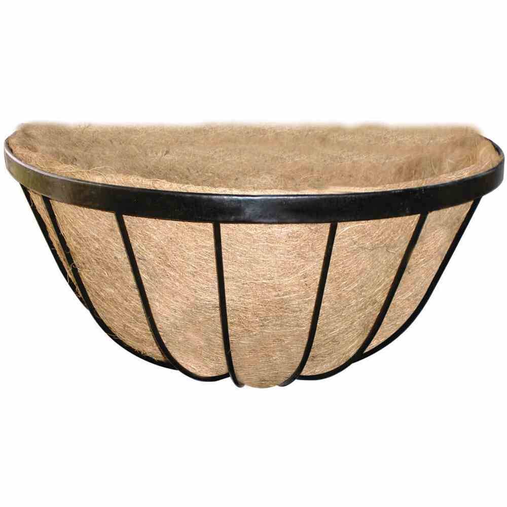 Siena Garden Wrought J58090 Vapore a parete Acciaio, Cocco Nero, Naturale