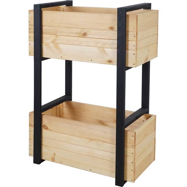 Siena Garden Konny 06395-OILED Box na rastliny Borové drevo, fólie  prírodná