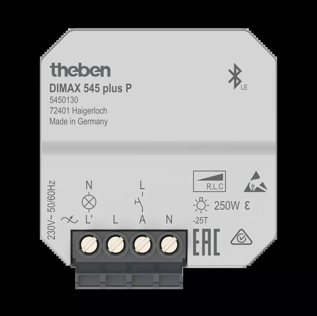 Theben 5450130 Dimmer da incasso Bianco