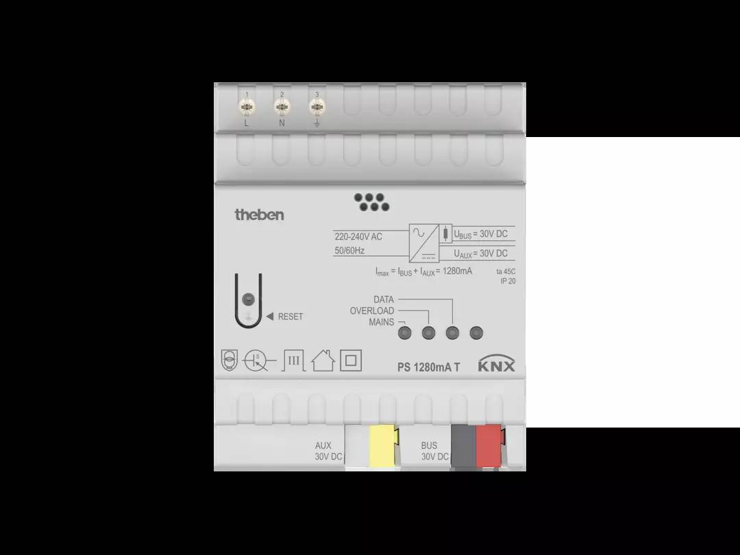 Theben 9070959 Spanningsvoorziening PS 1280 mA T KNX
