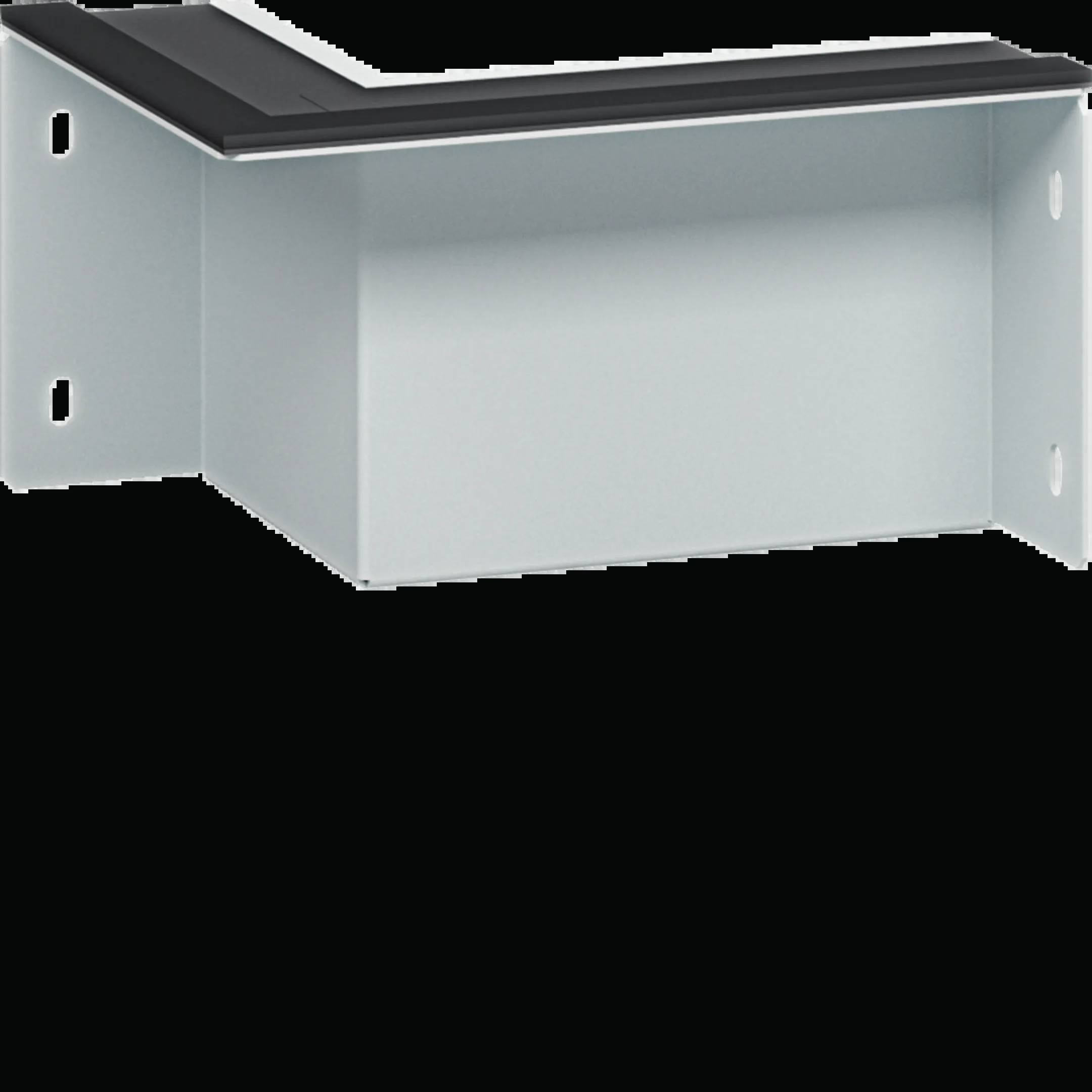 Hager FWKP100150W2L9016 nástenná prípojka spojovací kus (š x v) 100 mm x 150 mm 1 ks