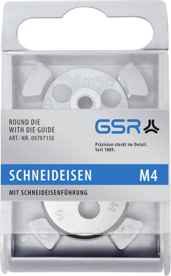 GSR 00707190 závitová čeľusť metrický M6 HSS-G 25 mm 9 mm