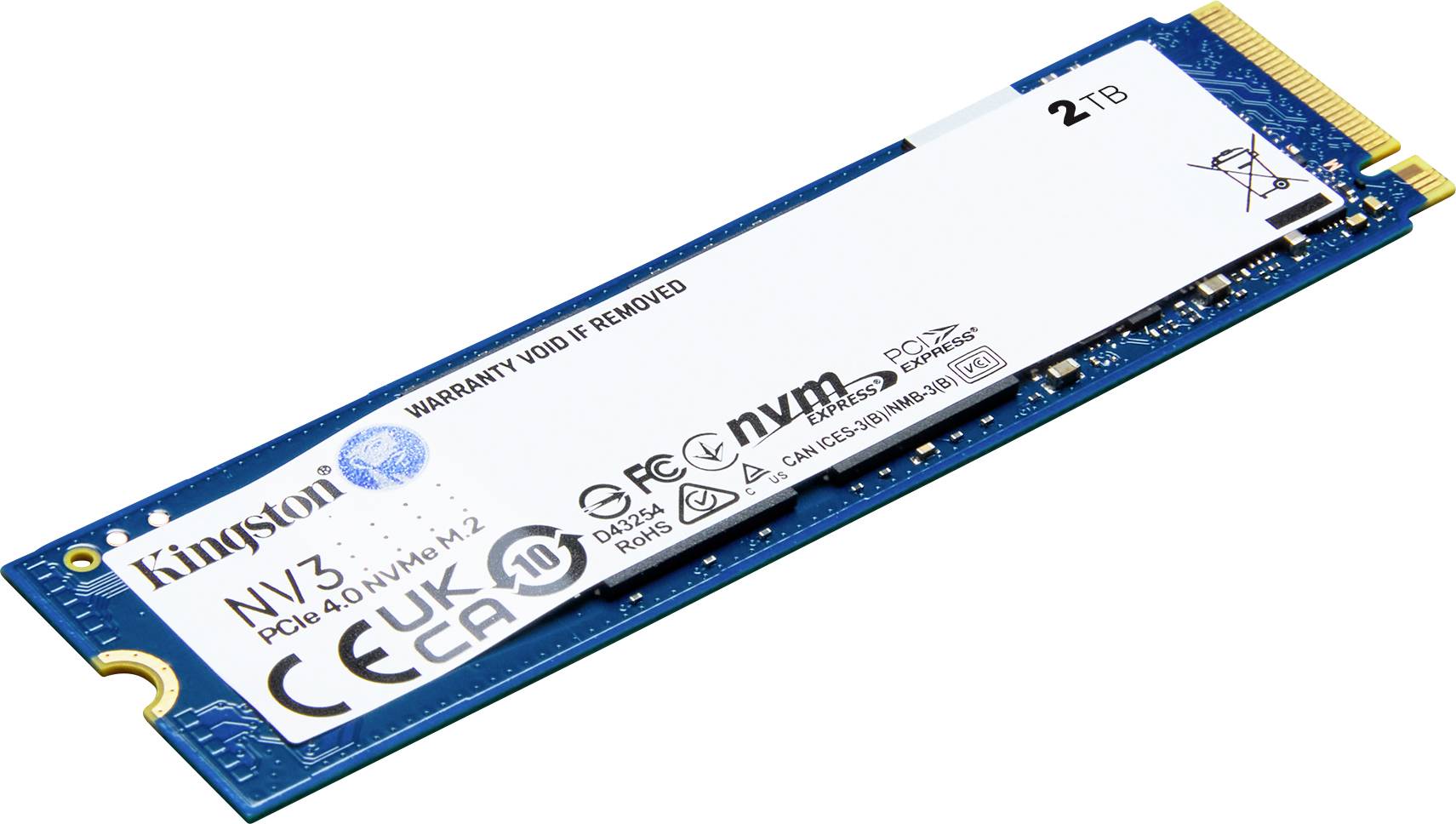 Kingston NV3 2 TB SSD interne PCIe 4.0 x4 SNV3S/2000G