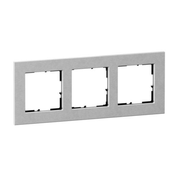 Legrand 3-násobný rámček rám Seano hliník 766123