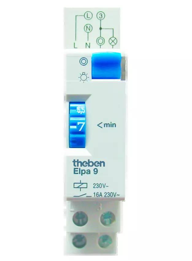 Theben 0090001 Relè temporizzatore luci scale Guida DIN 230 V/AC