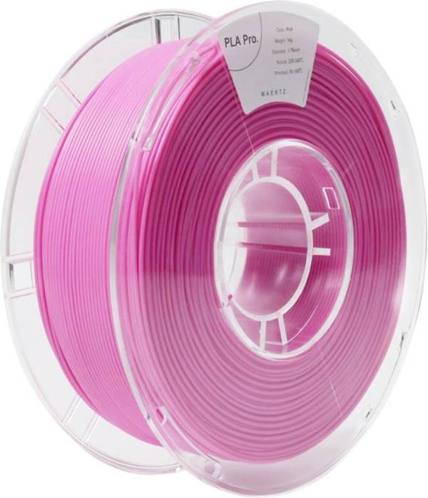 Maertz PMMA-1009-010 PMMA-1009-010 vlákno pre 3D tlačiarne PLA Pro  1.75 mm 1000 g ružová  1 ks