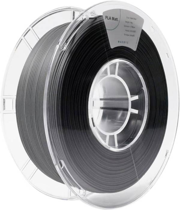 Maertz PMMA-1012-004 PMMA-1012-004 vlákno pre 3D tlačiarne PLA mat matná 1.75 mm 1000 g tmavosivá  1 ks