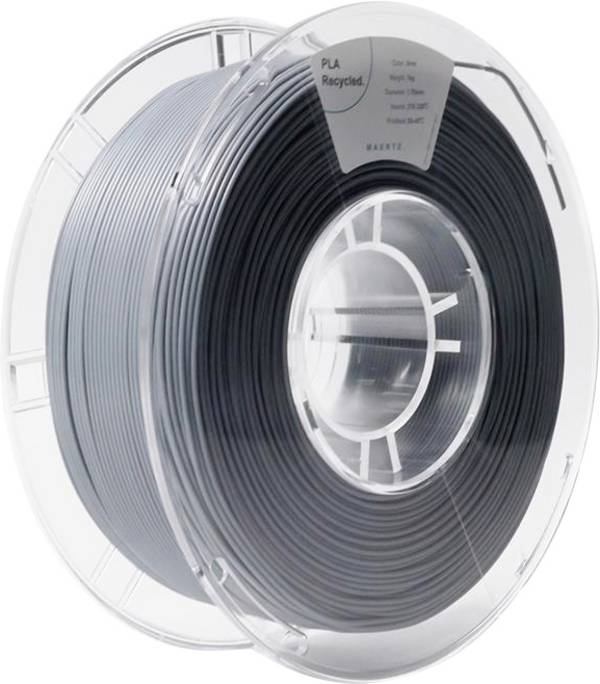 Maertz PMMA-1013-003 PMMA-1013-003 vlákno pre 3D tlačiarne PLA plast  recyklované PLA vlákno 1.75 mm 1000 g sivá  1 ks