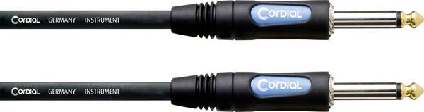 Cordial 10396 jack audio prepojovací kábel [1x jack zásuvka 6,3 mm (mono) - 1x jack zásuvka 6,3 mm (mono)] 3 m čierna PVC plášť