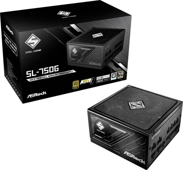 ASRock Steel Legend SL-750G sieťový zdroj pre PC 750 W ATX 80 PLUS® Gold