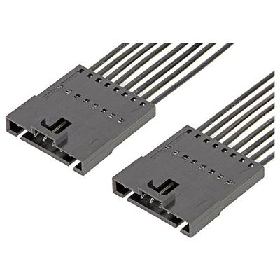 Dva čierne elektronické konektory s viacerými káblami, položené vedľa seba, pre interné dátové alebo napájacie pripojenie.