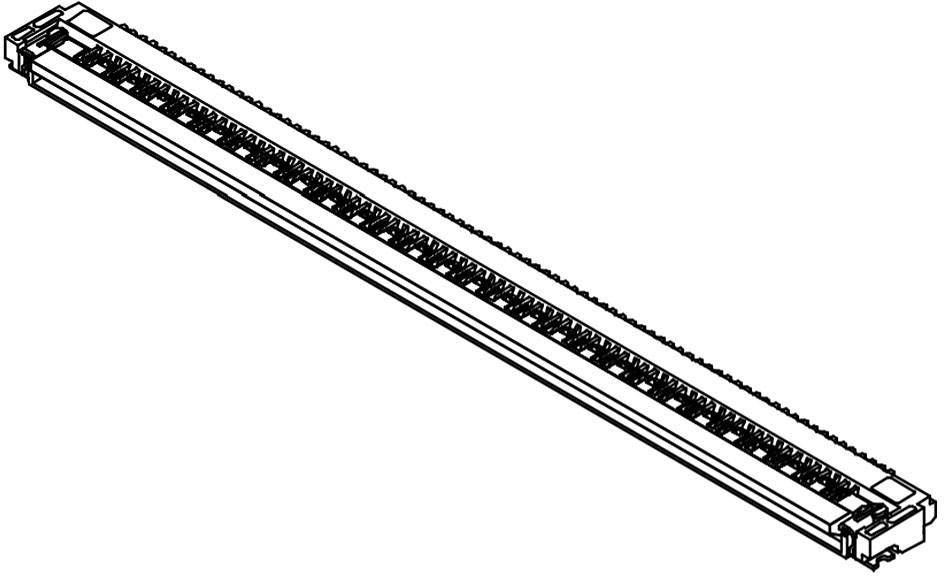 Molex 104114-8017 FFC/FPC-aansluiting Inhoud: 1 stuk(s) Tape on Full reel