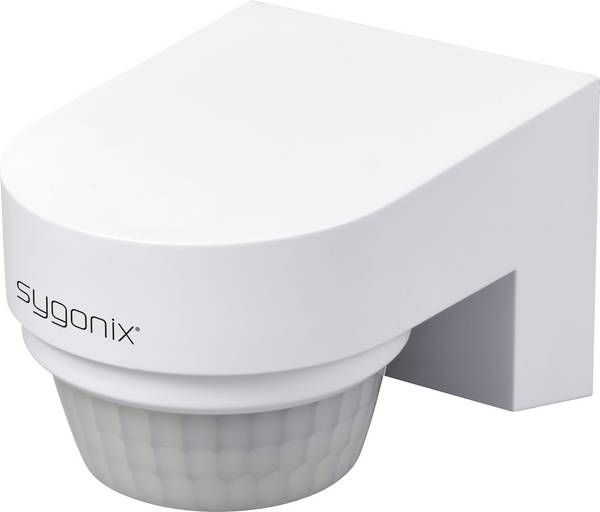 Sygonix SY-6733030 montáž na stenu, povrchová montáž senzor pohybu PIR 240 ° relé biela IP65