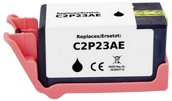 Renkforce Ink  kompatibilná náhradný HP 934XL, C2P23AE čierna RF-H934XLBK RF-6733188