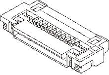 Molex 51296-4593 FFC/FPC-aansluiting Inhoud: 1 stuk(s) Box