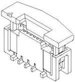 Molex 52559-1433 FFC/FPC-aansluiting Totaal aantal polen: 14 Rastermaat: 0.50 mm Inhoud: 1 stuk(s) Tape on Full reel