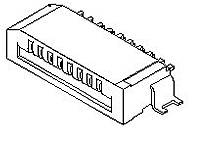 Molex 52793-0472 FFC/FPC-aansluiting Totaal aantal polen: 4 Rastermaat: 1.00 mm Inhoud: 1 stuk(s) Tape on Full reel