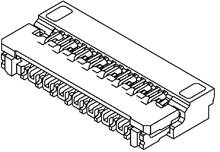 Molex 503566-1500 FFC/FPC-aansluiting Inhoud: 1 stuk(s) Tape on Full reel