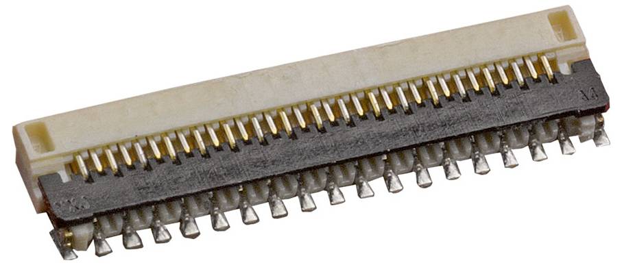 Molex 503566-3902 FFC/FPC-aansluiting Totaal aantal polen: 39 Rastermaat: 0.30 mm Inhoud: 1 stuk(s) Tape on Full reel