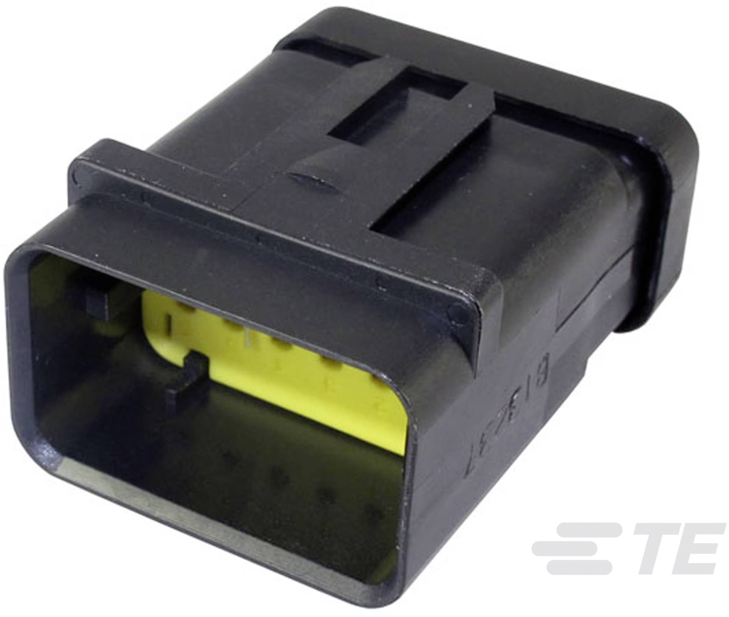 TE Connectivity 1717677-3 Printplaatconnector AMPSEAL16 Totaal aantal polen: 12 Rastermaat: 4.5 mm Inhoud: 1 stuk(s) Bag