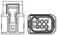TE Connectivity 1-967332-2 Printplaatconnector Totaal aantal polen: 6 Rastermaat: 5 mm Inhoud: 1 stuk(s) Carton