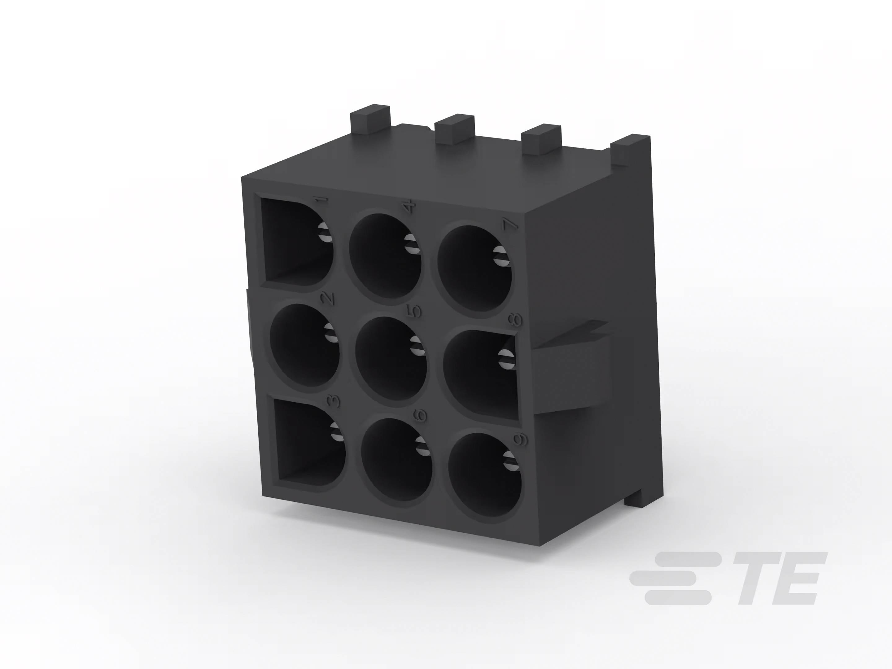 TE Connectivity 1-641972-1 Printplaatconnector Universal-MATE-N-LOK Totaal aantal polen: 9 Rastermaat: 6.35 mm Inhoud: 1 stuk(s) Bag