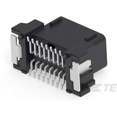 TE Connectivity Konektor pre dosku plošných spojov Počet pólov 16 Raster (rozteč): 2.2 mm 1717396-2 1 ks Tube-0