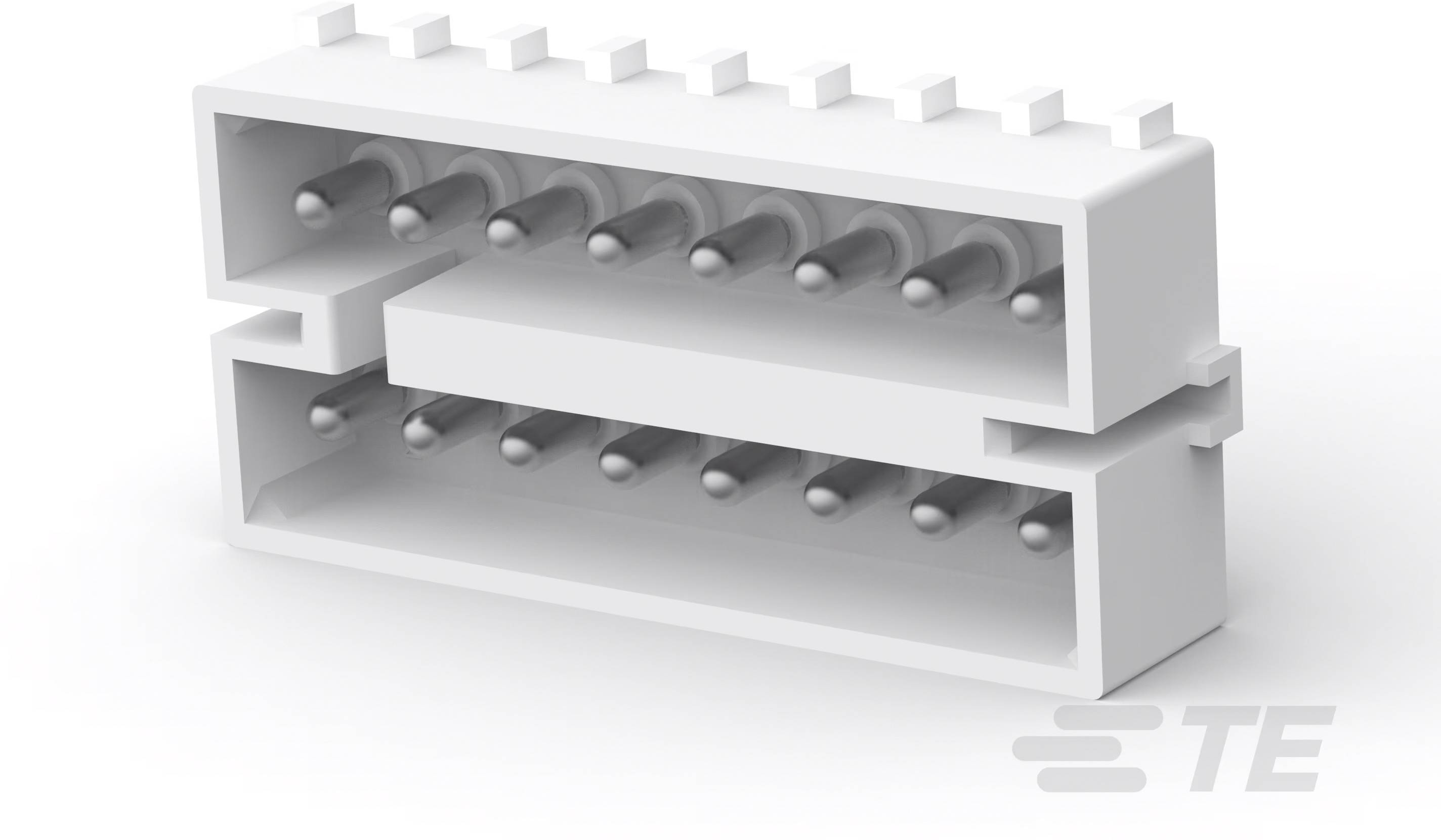 TE Connectivity 350427-1 Printplaatconnector MATE-N-LOK Totaal aantal polen: 16 Rastermaat: 4.95 mm Inhoud: 1 stuk(s) Bag