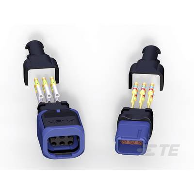 TE Connectivity Konektor pre dosku plošných spojov Počet pólov 3 Raster (rozteč): 2.54 mm D369-P33-NP1 1 ks Bag-0