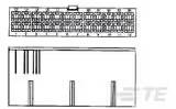 TE Connectivity 1-1586862-0 Printplaatconnector VAL-U-LOK Totaal aantal polen: 10 Rastermaat: 4.2 mm Inhoud: 1 stuk(s) Box