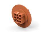 TE Connectivity 1-794761-1 Printplaatconnector MATE-N-LOK Totaal aantal polen: 9 Rastermaat: 6.35 mm Inhoud: 1 stuk(s) Package