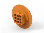 TE Connectivity 1-794761-3 Printplaatconnector Universal-MATE-N-LOK Totaal aantal polen: 9 Rastermaat: 6.35 mm Inhoud: 1 stuk(s) Package