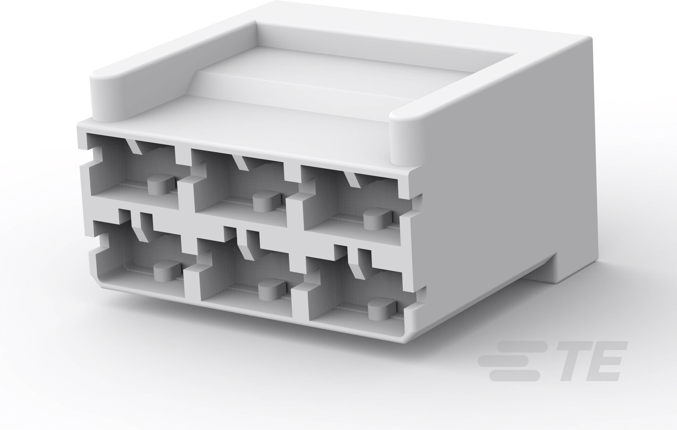 TE Connectivity 926330-8 Printplaatconnector Positive Lock Totaal aantal polen: 6 Rastermaat: 9.1 mm Inhoud: 1 stuk(s) Carton