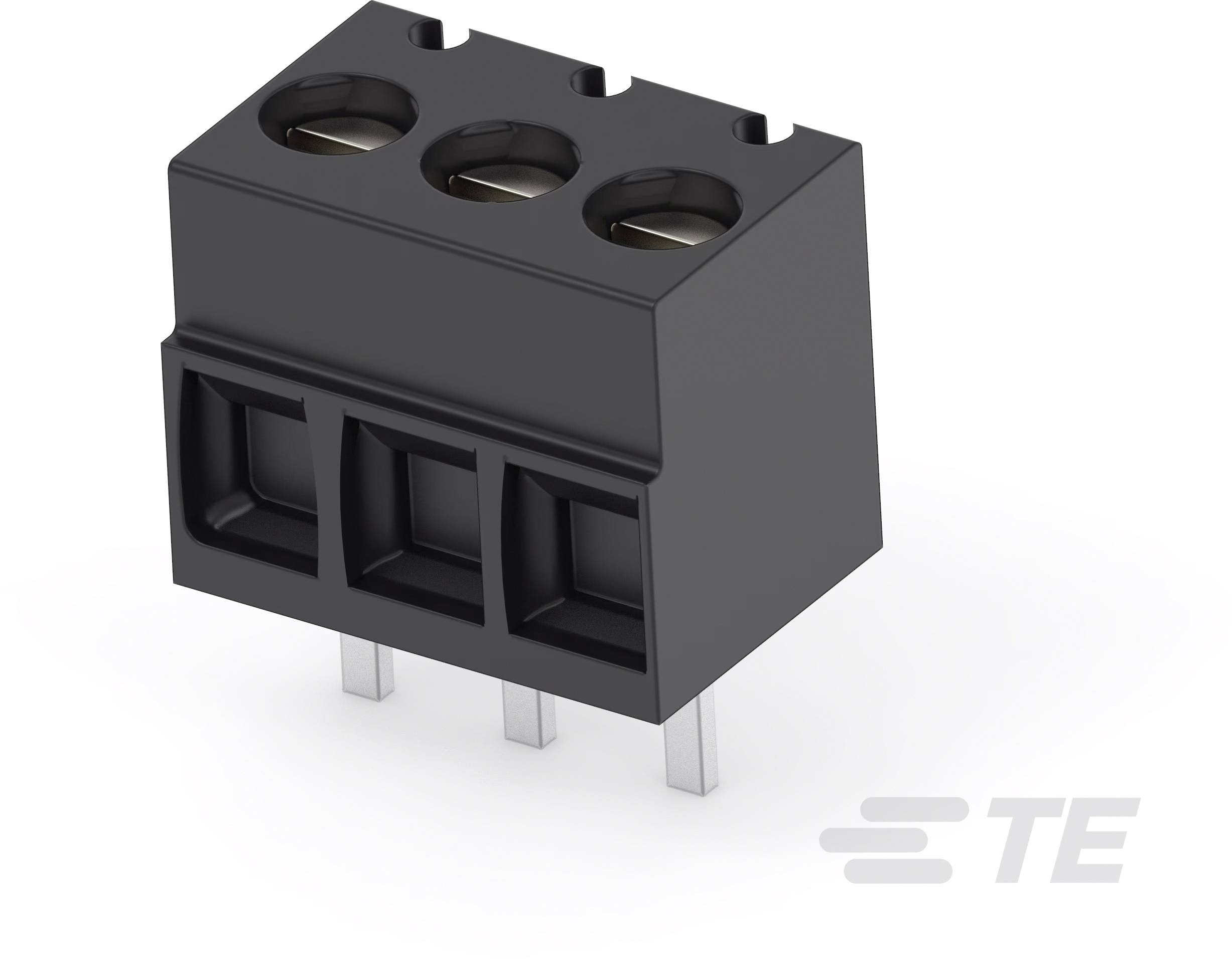 TE Connectivity 2-1776112-3 Verbindingsklem Flexibel: 0.08-1.4 mm&sup2; Massief: 0.08-1.4 mm&sup2; Aantal polen: 3 1 stuk(s) Zwart Box
