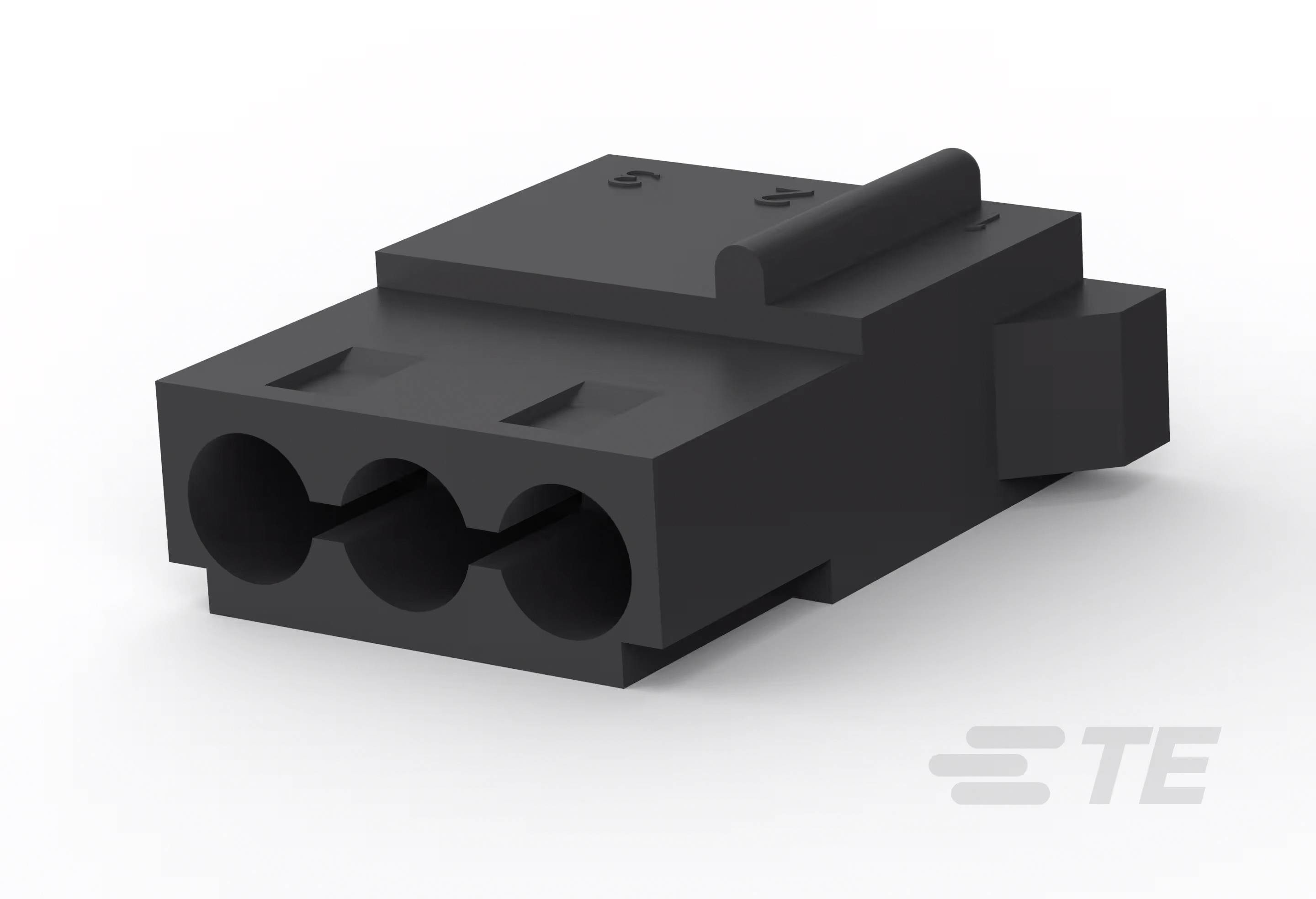 TE Connectivity 1-480388-0 Printplaatconnector MATE-N-LOK Totaal aantal polen: 3 Rastermaat: 5.08 mm Inhoud: 1 stuk(s) Package