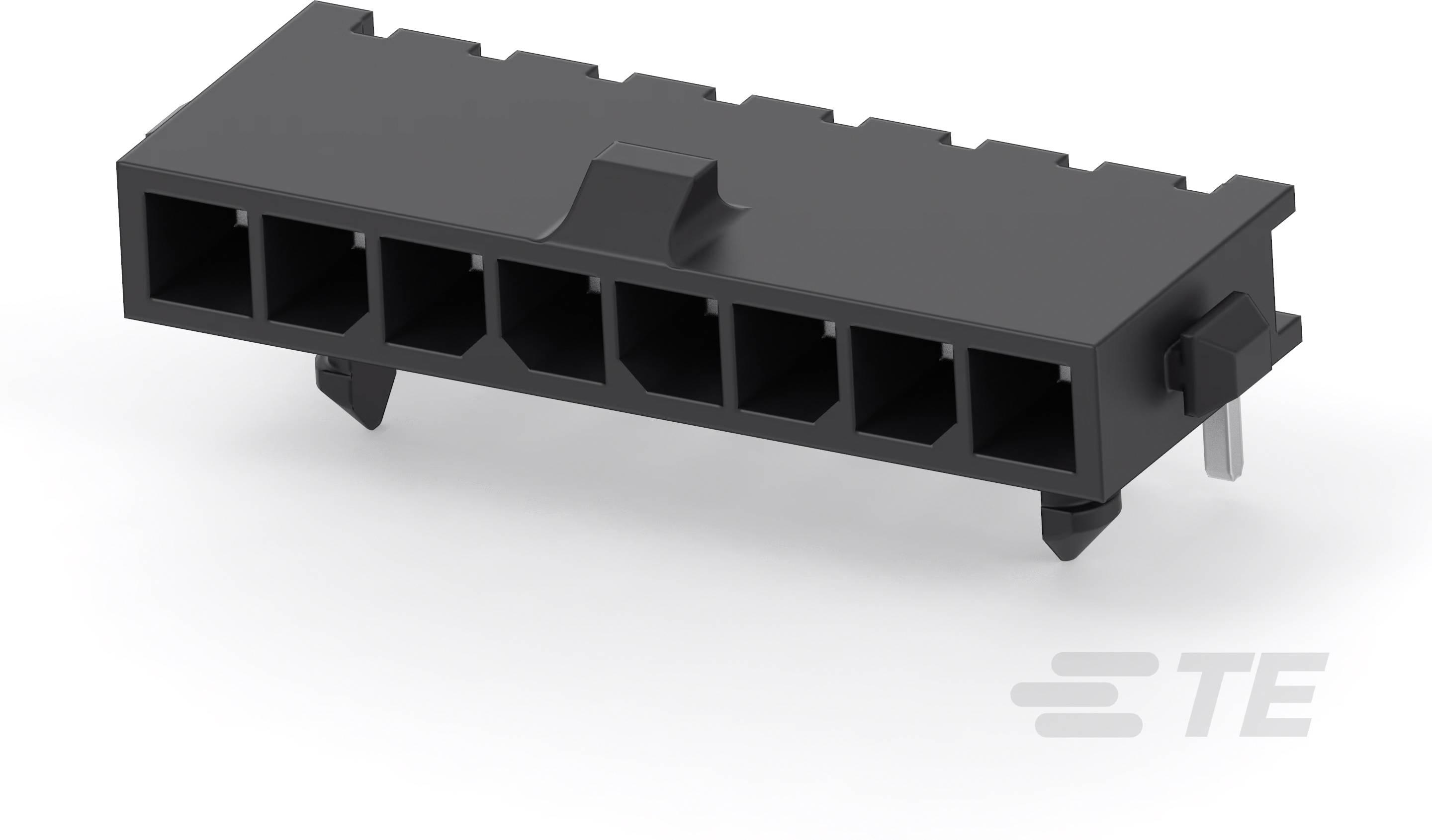 TE Connectivity 2-1445055-8 Printplaatconnector Micro-MATE-N-LOK Totaal aantal polen: 8 Rastermaat: 3 mm Inhoud: 1 stuk(s) Tray