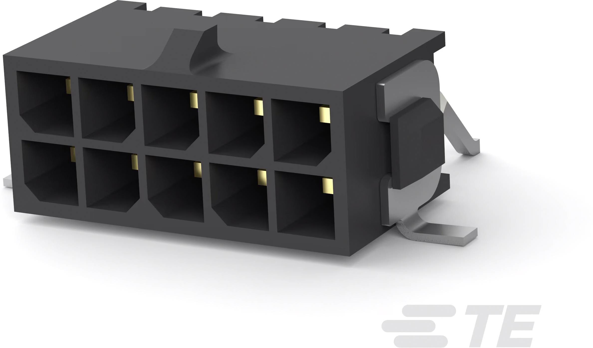 TE Connectivity 4-794628-0 Printplaatconnector Micro-MATE-N-LOK Totaal aantal polen: 10 Rastermaat: 3 mm Inhoud: 1 stuk(s) Tape