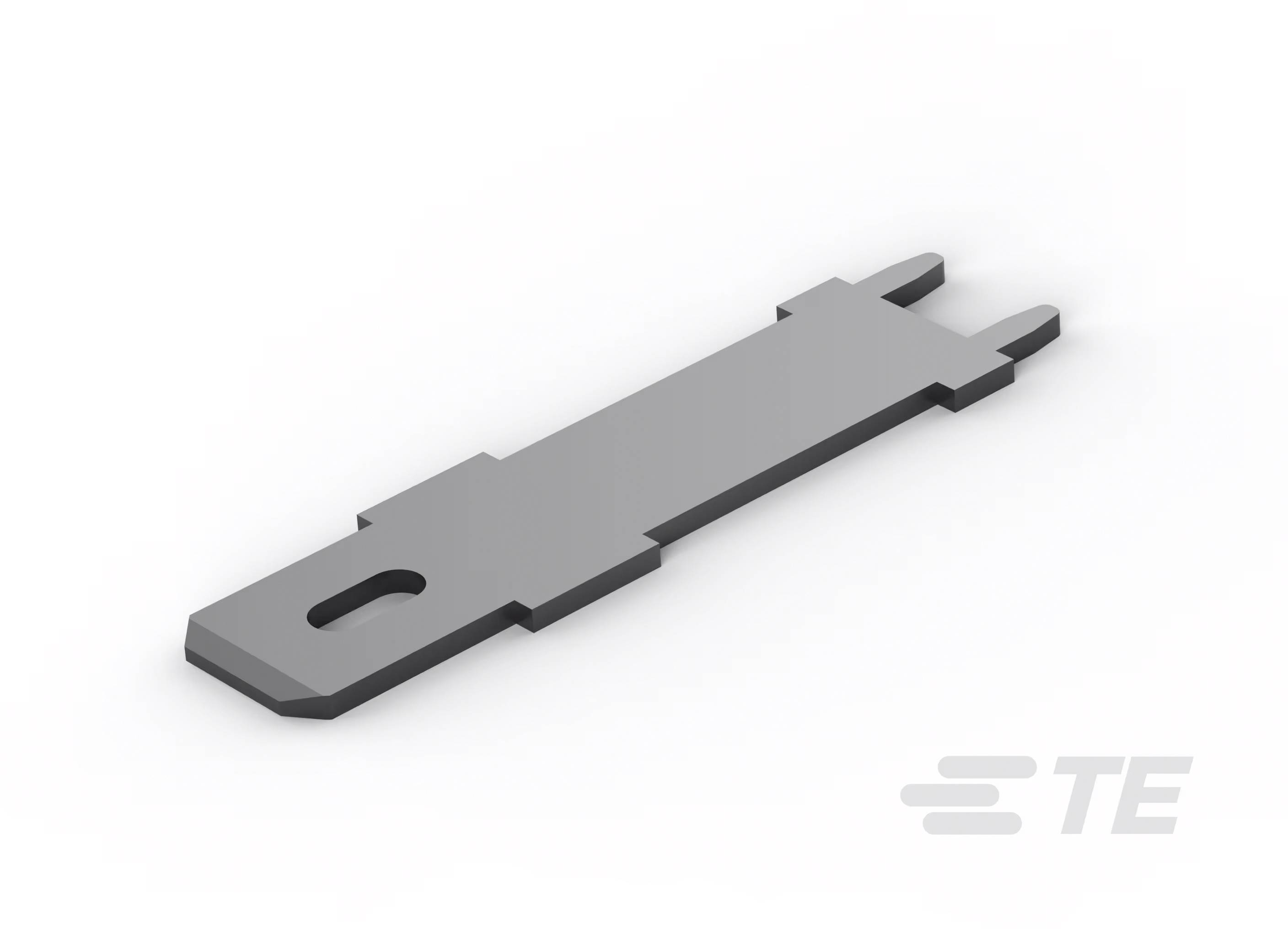 TE Connectivity 63950-1 Platte stekker (male) Insteekbreedte: 6.35 mm Insteekdikte: 0.8 mm 180 &deg; 1 stuk(s) Package